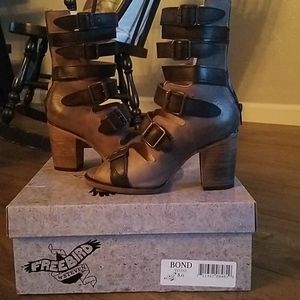 Freebird leather boots by Steven